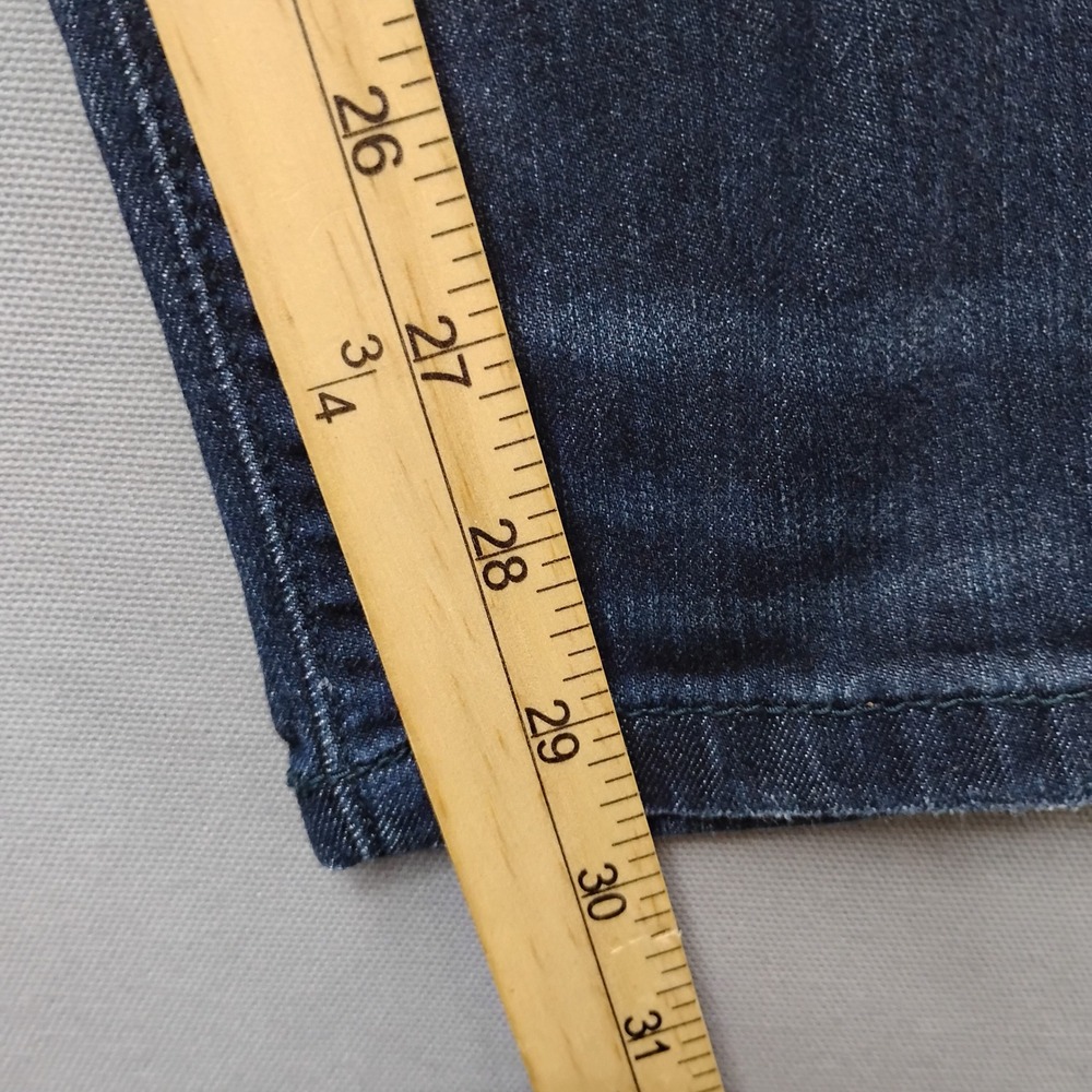 Judy Blue Skinny Fit Dark Wash Distressed Jeans  Size 13/31 Mens 10 - Picture 6 of 9
